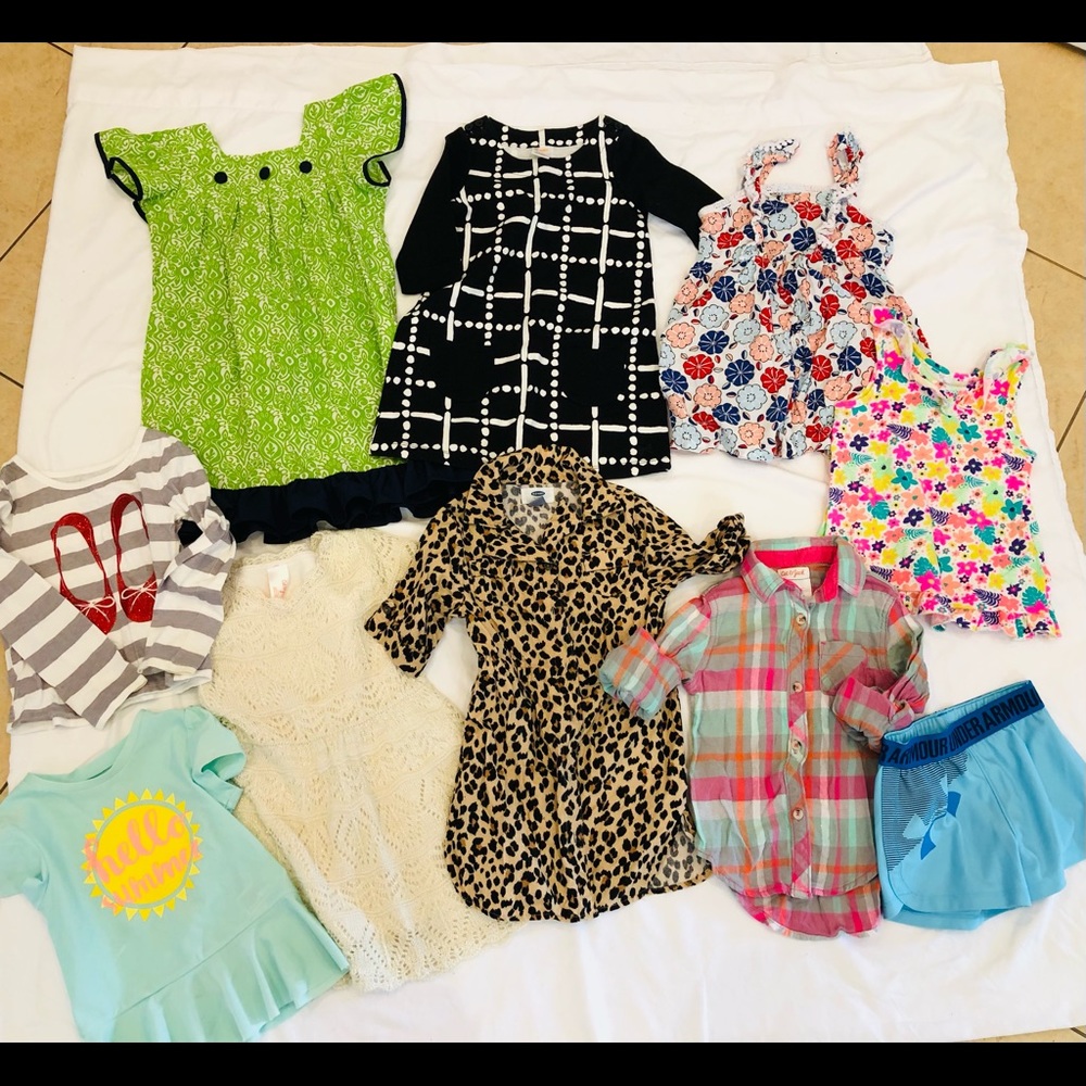 Lot of 10 - girls size 4 clothing